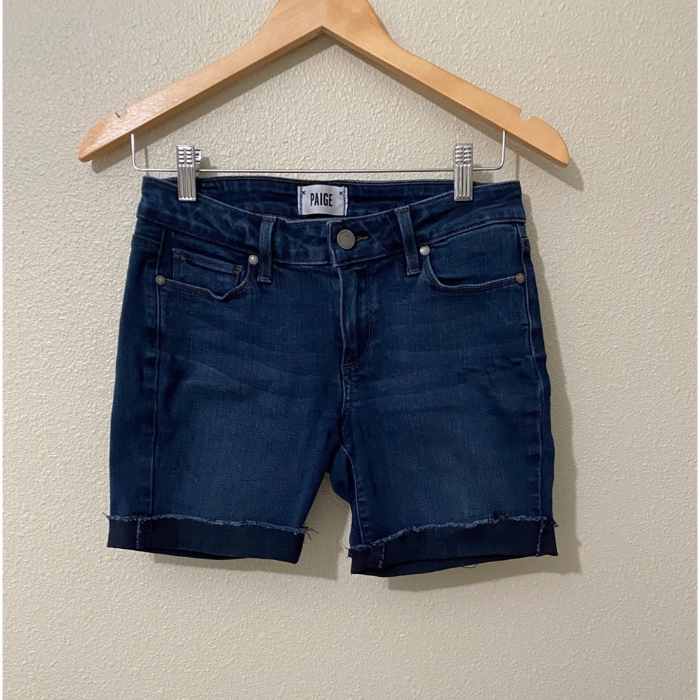 Paige verdugo angle blue jeans short size 27